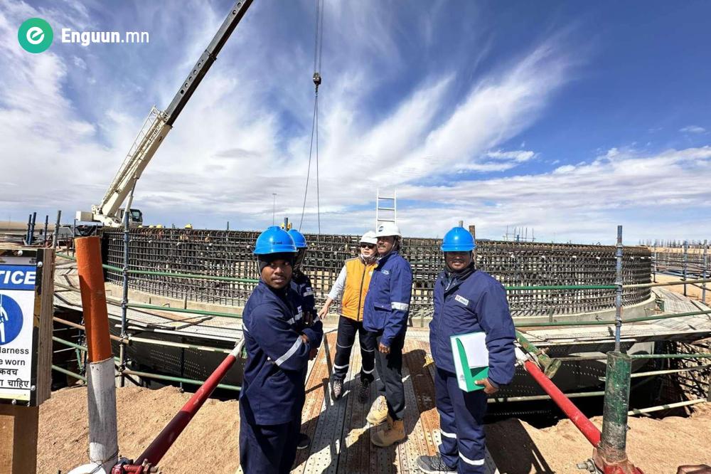 Газрын тос боловсруулах үйлдвэрийн төслийн талбайд Монгол, Энэтхэгийн 800 орчим хүн ажиллаж байна